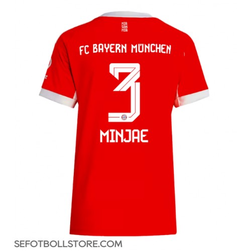 Bayern Munich Kim Min-jae #3 Replika Hemmatröja Dam 2025-26 Kortärmad